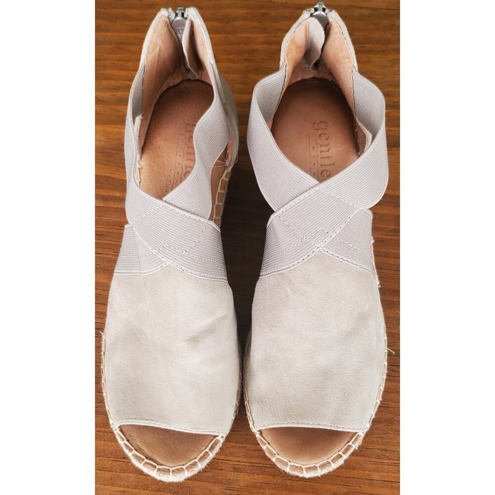 Gentle Souls by Kenneth Cole Colleen Espadrille Wedge Sandals - Size 7.5